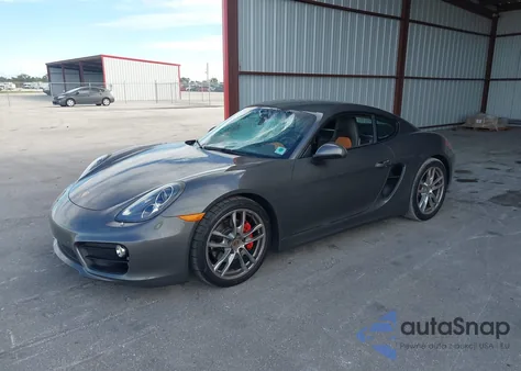 2015 Porsche Cayman S from USA, damaged, VIN WP0AB2A86FK181875